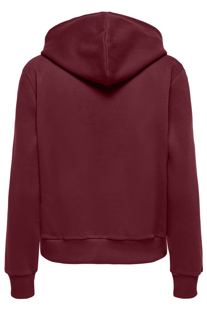 ONLNOLI L/S HEART HOOD SWT NOOS 15312874 CABERNET/GOLD TRIN